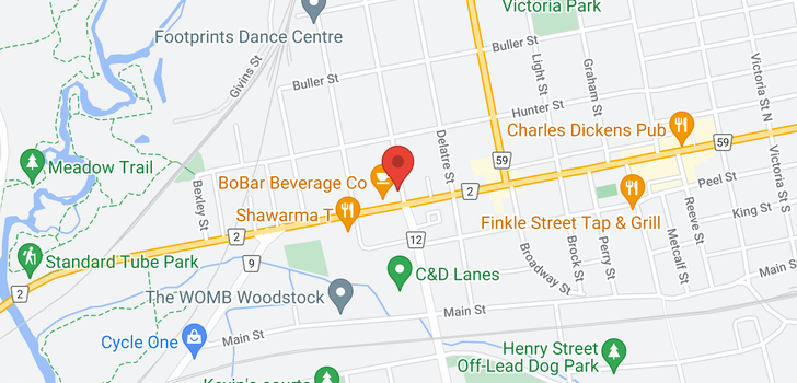 map of 9 OXFORD Street